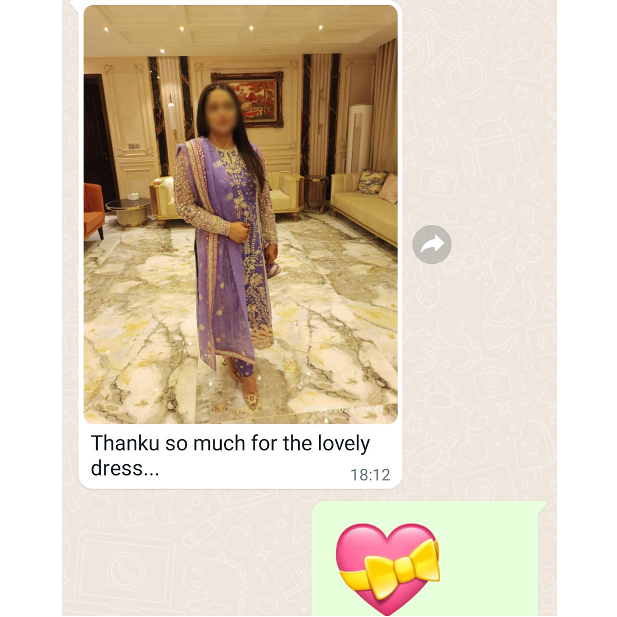 Customer WhatsApp feedback 11