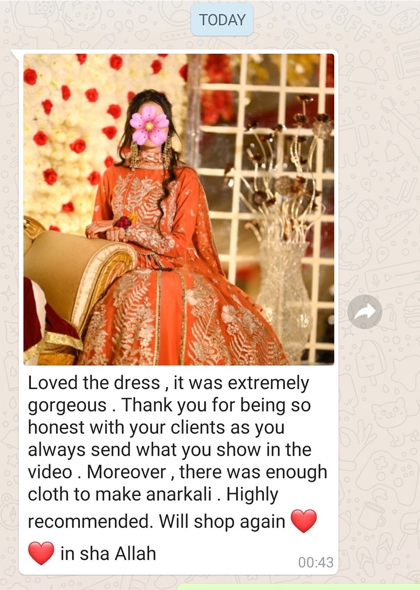 Customer WhatsApp feedback 22