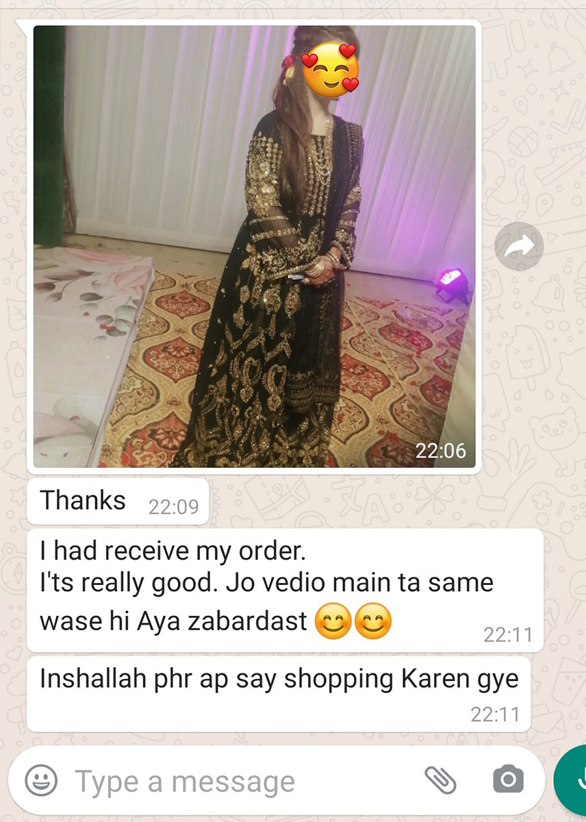 Customer WhatsApp feedback 25