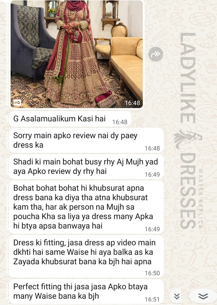 Customer WhatsApp feedback 27